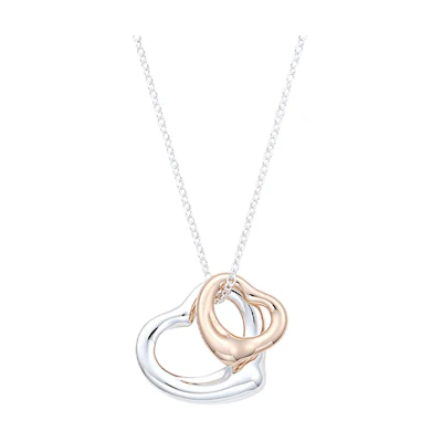 (Women) TIFFANY & CO. Elsa Peretti Open Heart Small 925 Silver Necklace for Women Silver 23261057