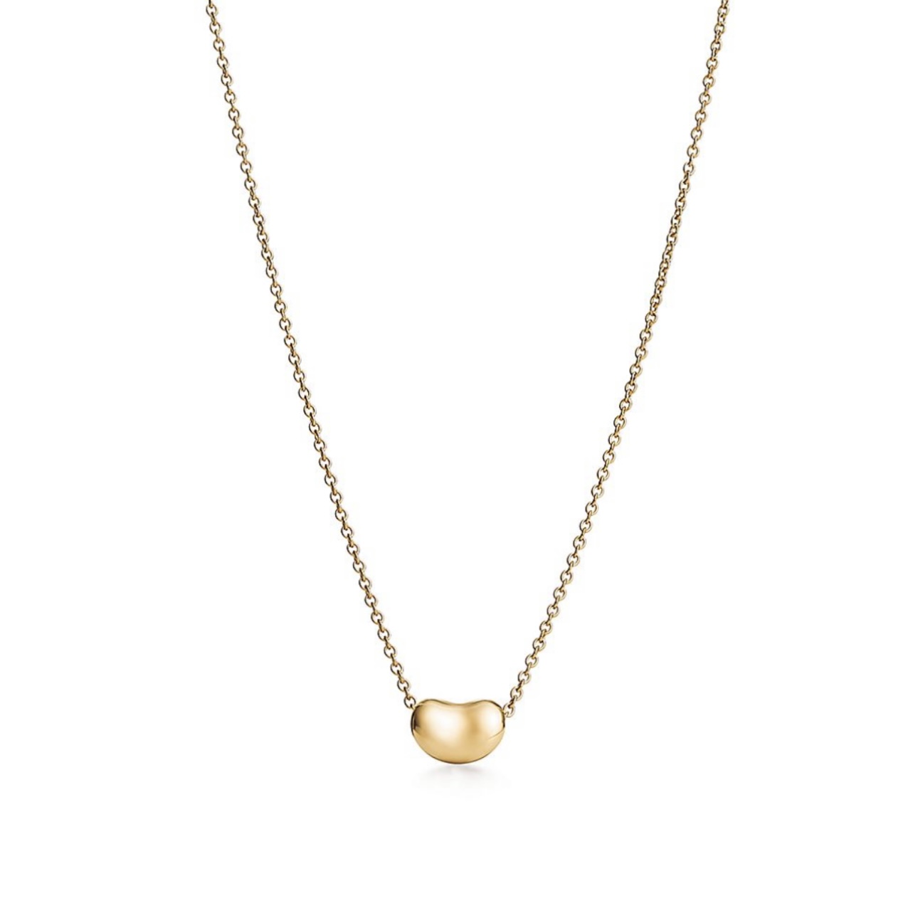 (Women) Tiffany & Co. Elsa Peretti Pea Pendant 18K Gold Necklace for Women - Gold. GRP11431 圖 3