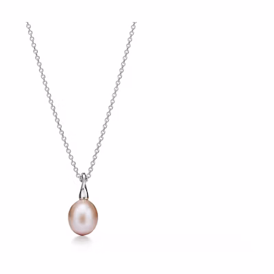 (Women) Tiffany & Co. Elsa Peretti Pearl Pendant Necklace S925 for Women. 60020692