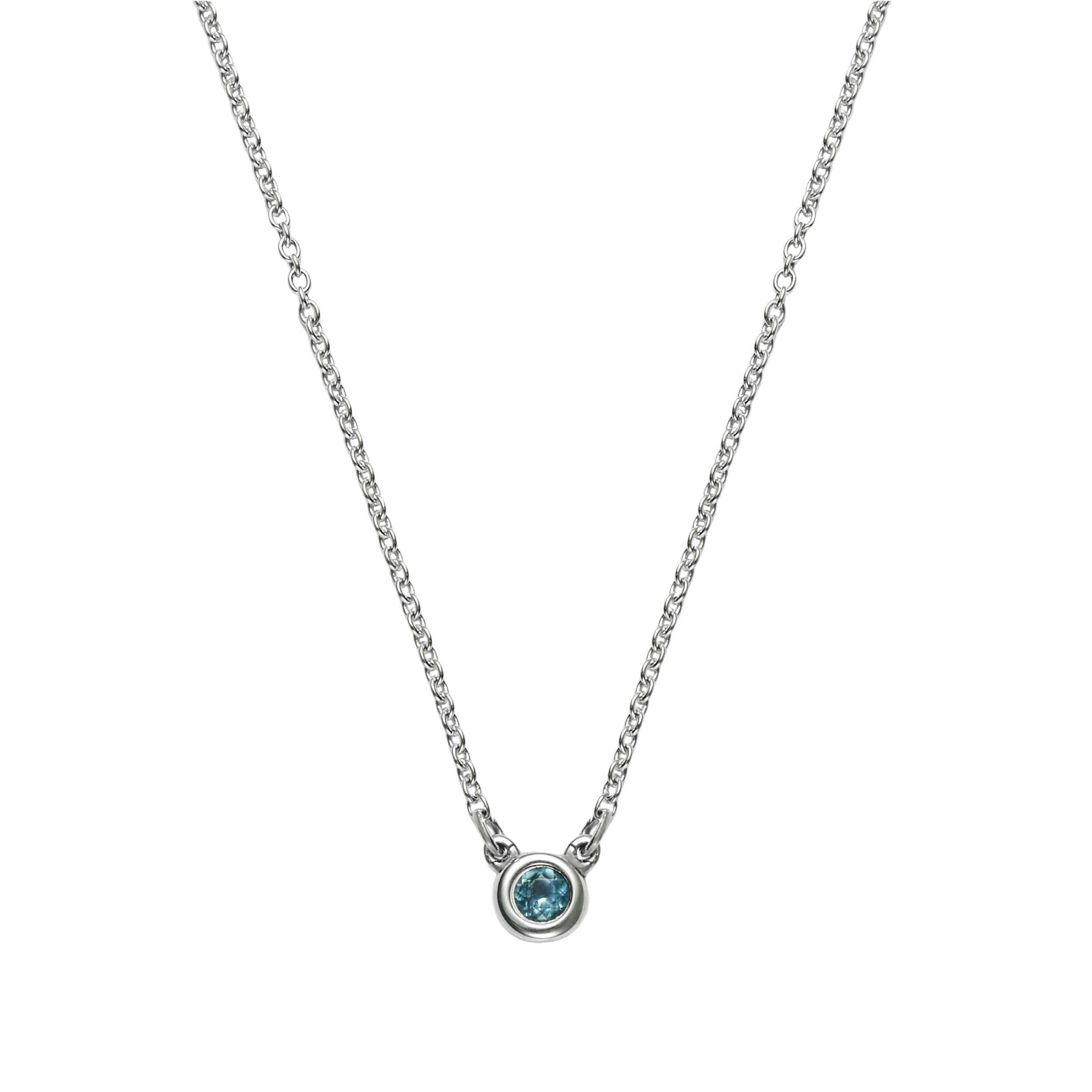 (Women) TIFFANY & CO. Elsa Peretti Silver Gemstone Necklace for Women - Silver. 60017926 圖 3