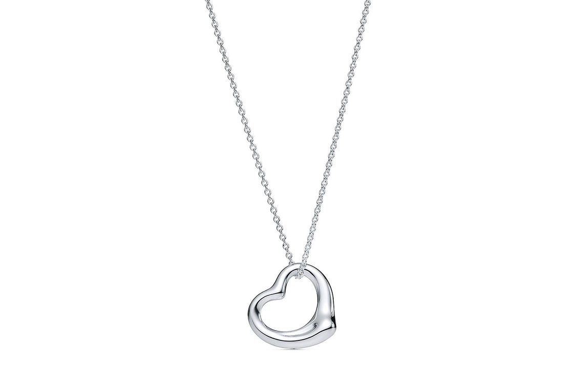(Women) Tiffany & Co. Elsa Peretti Silver Heart Pendant Necklace for Women. 60020474