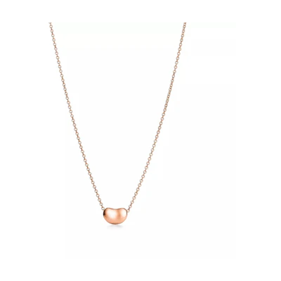 (Women) TIFFANY & CO. Elsa Peretti Simple 18K Rose Gold Necklace for Women. GRP11433