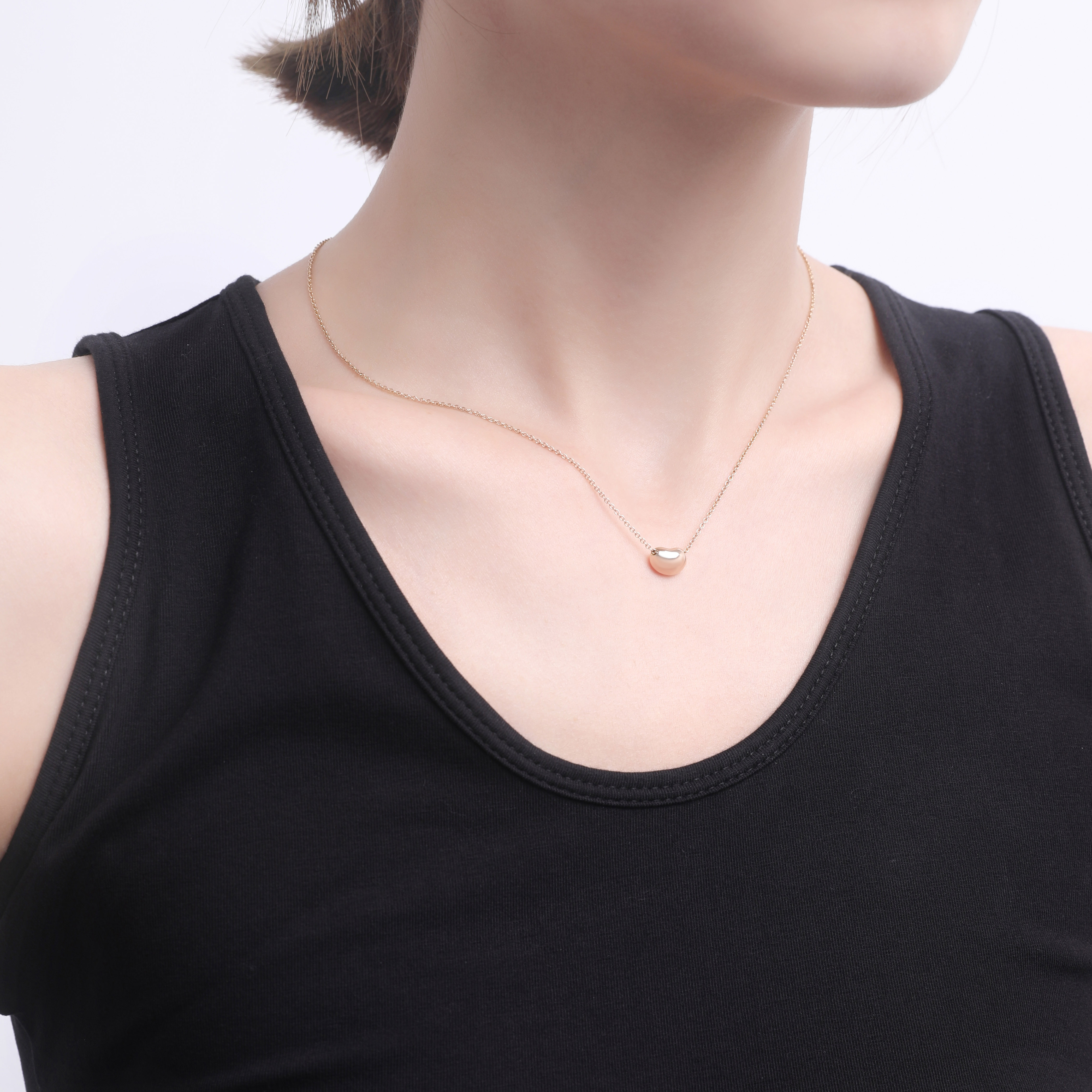 Purchase (W) TIFFANY & CO. Elsa Peretti Kalung Emas Rose 18K Wanita. GRP11433