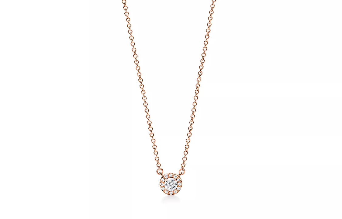(Women) TIFFANY & CO. Elsa Peretti Soleste Diamond 18K Rose Gold Necklace for Women. 60879338 圖 3