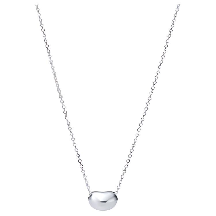 (Women) TIFFANY & CO. Elsa Peretti Sterling Silver Bean Necklace for Women. 25185137