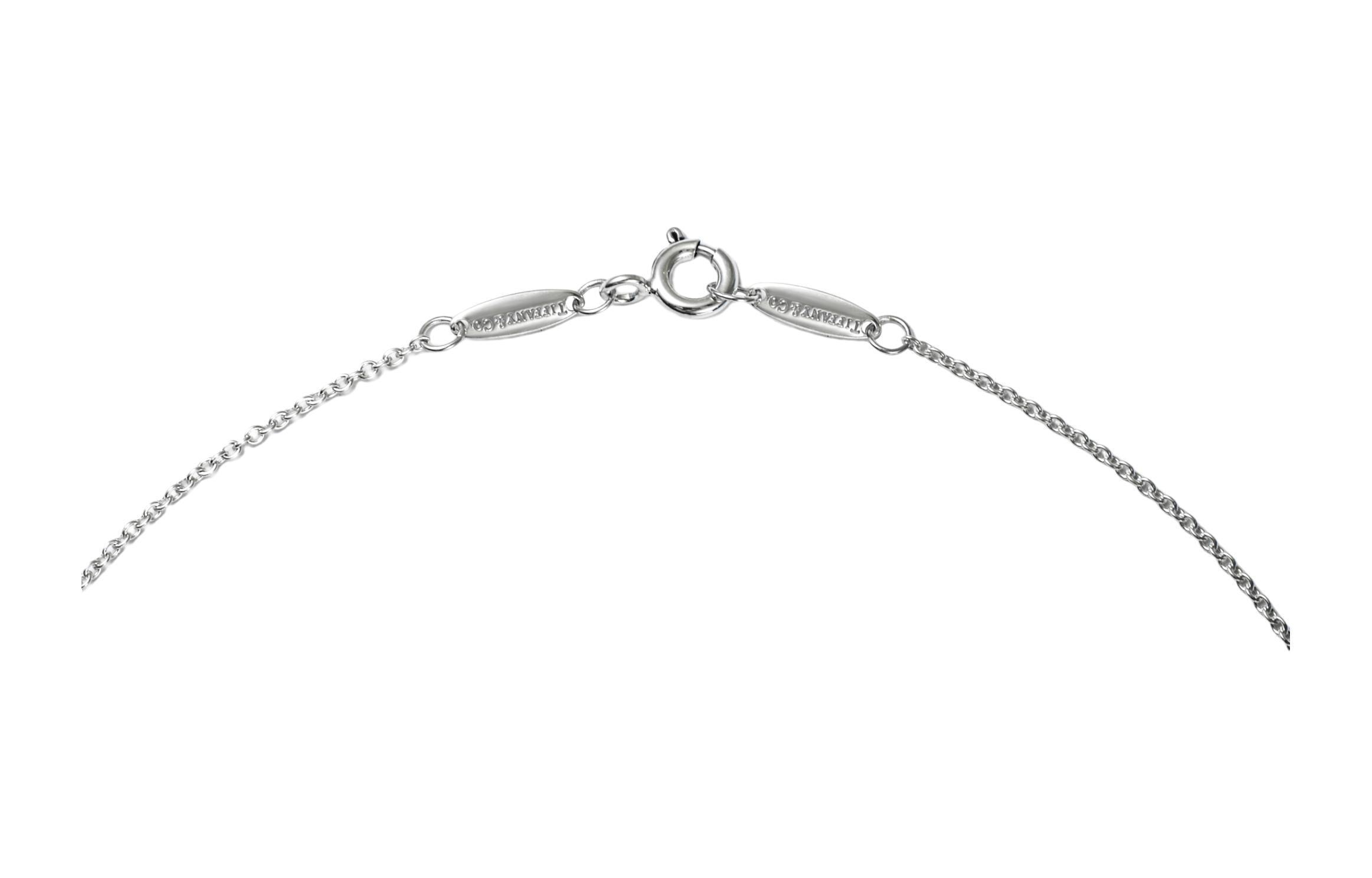 (Women) TIFFANY & CO. Elsa Peretti Teardrop Sterling Silver Necklace for Women 60020672 圖 5