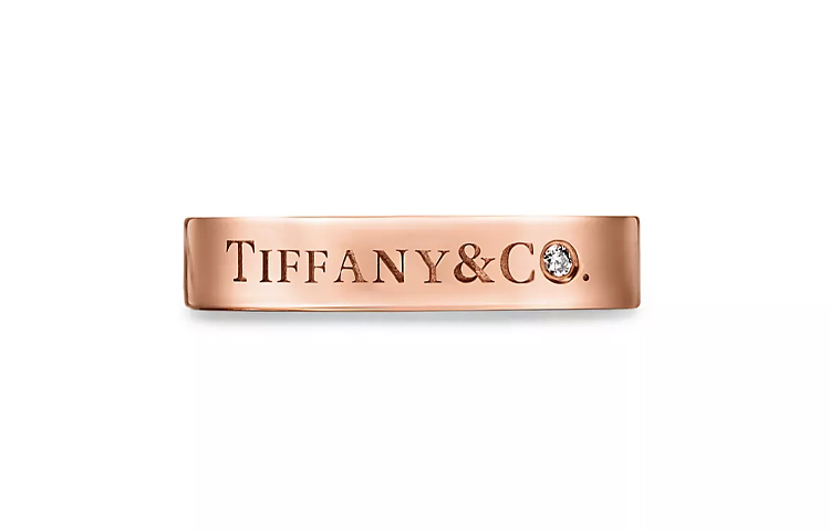 (Women) TIFFANY & CO. Engraved Logo 18K Rose Gold Ring for Women. GRP12365 圖 3