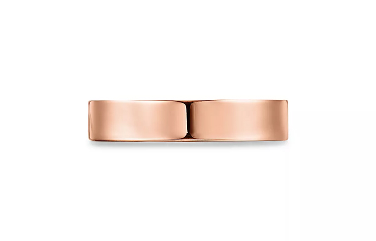(Women) TIFFANY & CO. Engraved Logo 18K Rose Gold Ring for Women. GRP12365 圖 4