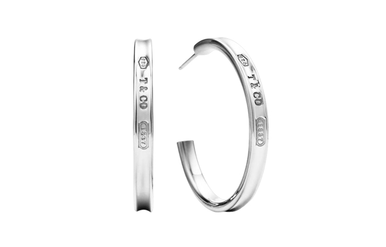 (Women) Tiffany & Co. Fashion Modern Medium S925 Silver Earrings for Women - Silver. GRP11447