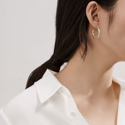 (W) Tiffany & Co. 時尚現代中號S925銀耳環女款-銀色 GRP11447 Purchase (W) Tiffany & Co. 時尚現代中號S925銀耳環女款-銀色 GRP11447