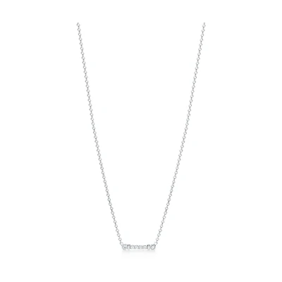 (Women) TIFFANY & CO. Fleur de Lis Platinum Diamond Pendant Necklace Silver Women 38051482