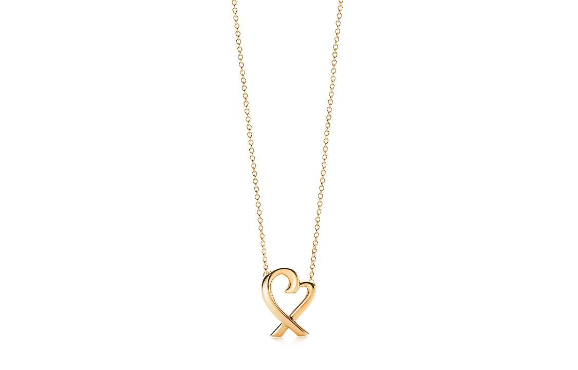 (Women) TIFFANY & CO. Gold Heart Necklace for Women GRP11488