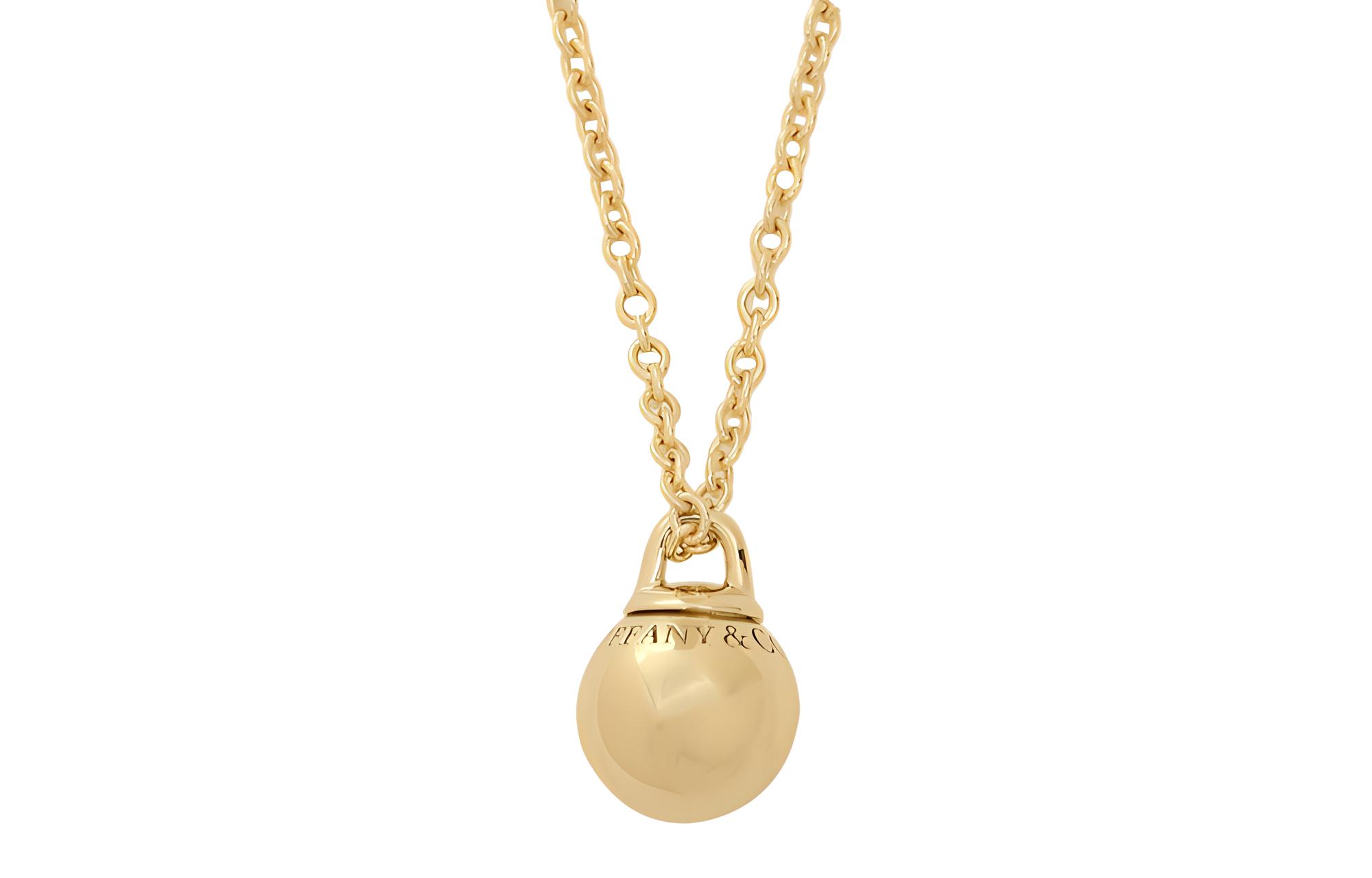 (Women) Tiffany & Co. HardWear 18K Gold Ball Necklace Women’s Gold. GRP09558