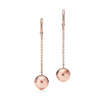(Women) Tiffany & Co. HardWear Ball Hook Rose Gold Earrings for Women. 38172816