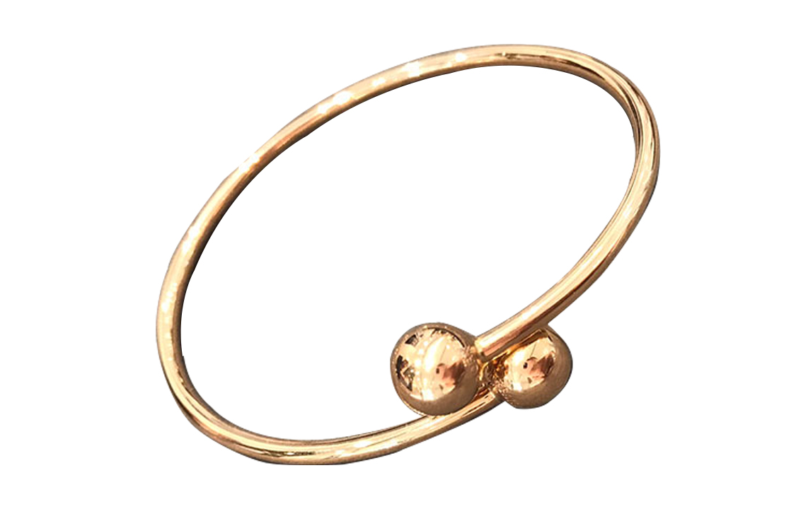 (Women) TIFFANY & CO. HardWear Ball Wrap Bracelet 18K Rose Gold for Women Rose Gold GRP09543