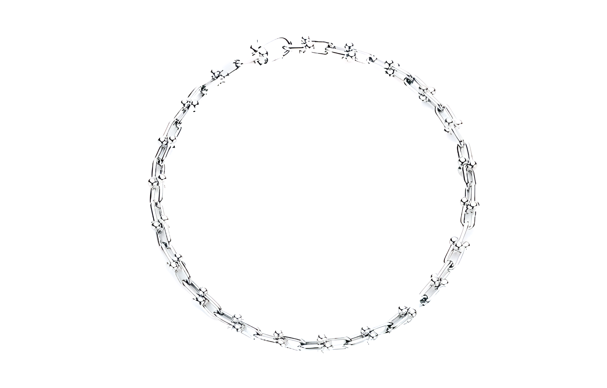 (Women) TIFFANY & CO. HardWear Chain Link Silver Bracelet for Women. GRP10100