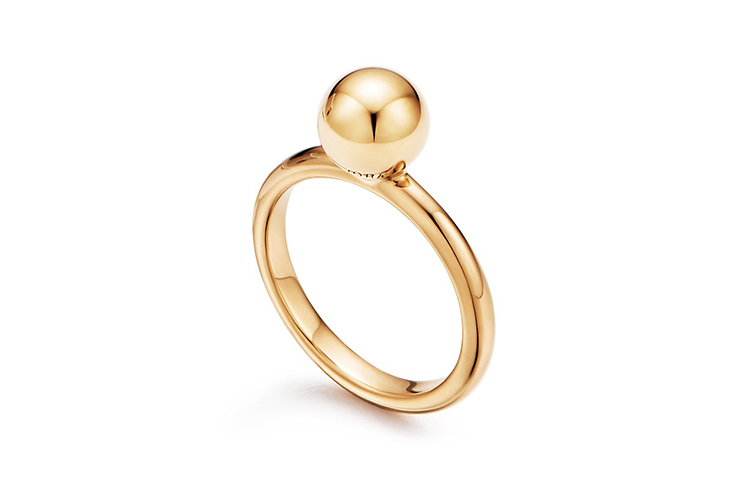 Lookbook (Women) Tiffany & Co. HardWear Collection Spherical Ring (18k Gold, Women's, Gold) GRP09540
