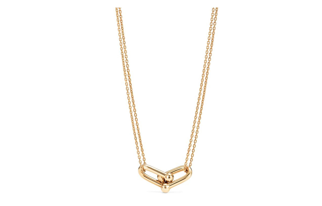 (Women) TIFFANY & CO. HardWear Double Link 18K Gold Necklace for Women. 63364223