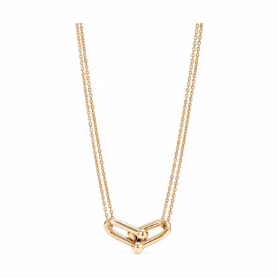 (Women) TIFFANY & CO. HardWear Double Link 18K Gold Necklace for Women. 63364223