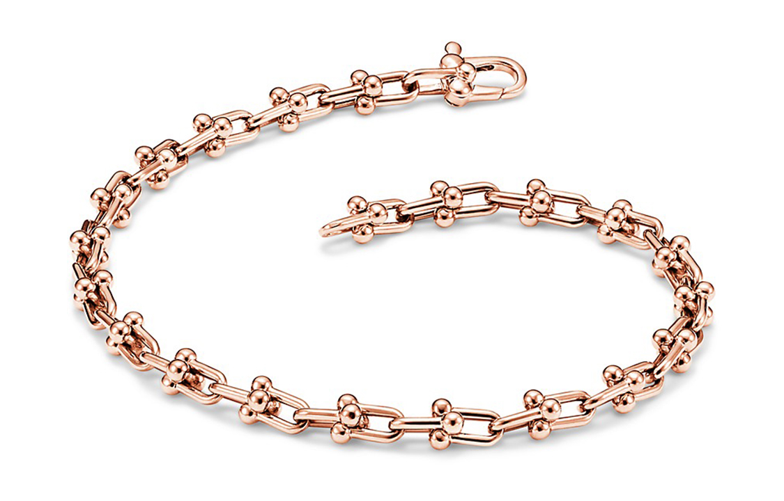(Women) TIFFANY & CO. HardWear Mini Link 18K Rose Gold Bracelet for Women. GRP10101 圖 3