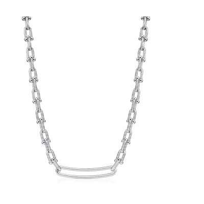 (Women) TIFFANY & CO. HardWear Silver Chain Link Necklace for Women - Sterling Silver. 63357901