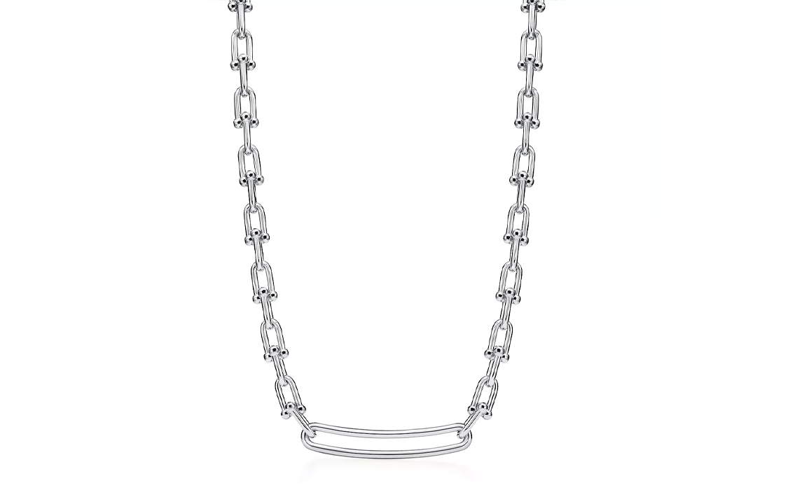 (Women) TIFFANY & CO. HardWear Silver Chain Link Necklace for Women - Sterling Silver. 63357901 圖 3