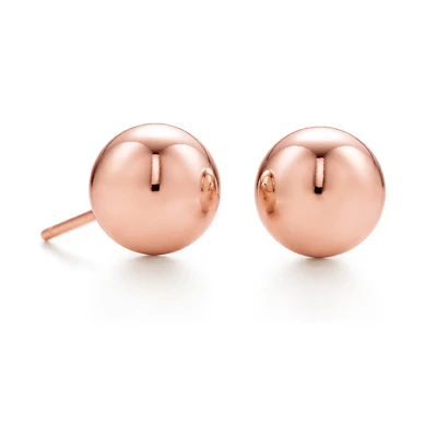 (Women) TIFFANY & CO. HardWear Simple Ball 18K Rose Gold Earrings for Women. 38172824