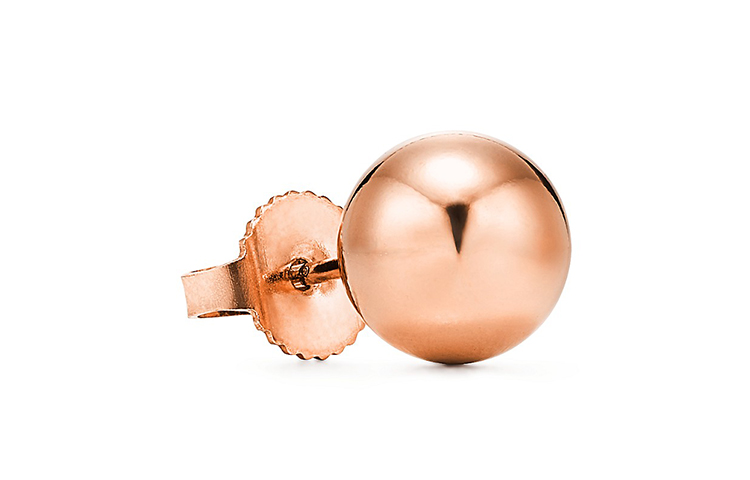 Lookbook (W) TIFFANY & CO. HardWear 簡約18K玫瑰金球形耳環 女款耳飾 38172824