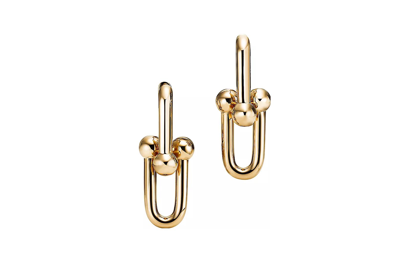 (Women) TIFFANY & CO. Hardwear Small 18K Gold Link Earrings for Women - Gold. 68533651