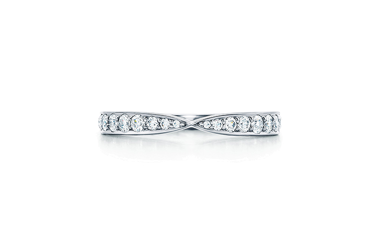 (Women) TIFFANY & CO. Harmony™ Diamond Beaded Ring for Women - Elegant Jewelry. GRP06716