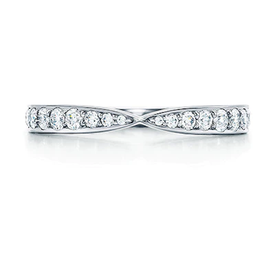 (Women) TIFFANY & CO. Harmony™ Diamond Beaded Ring for Women - Elegant Jewelry. GRP06716