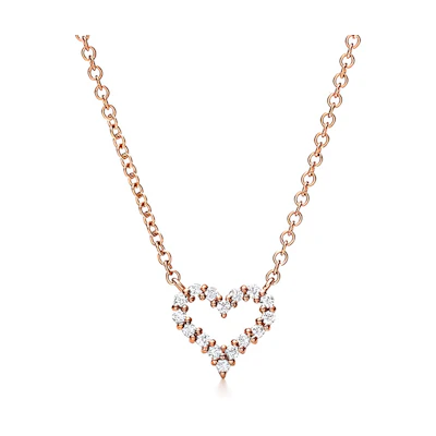 (Women) TIFFANY & CO. Heart-Shaped 18K Rose Gold Necklace for Women. 61101195