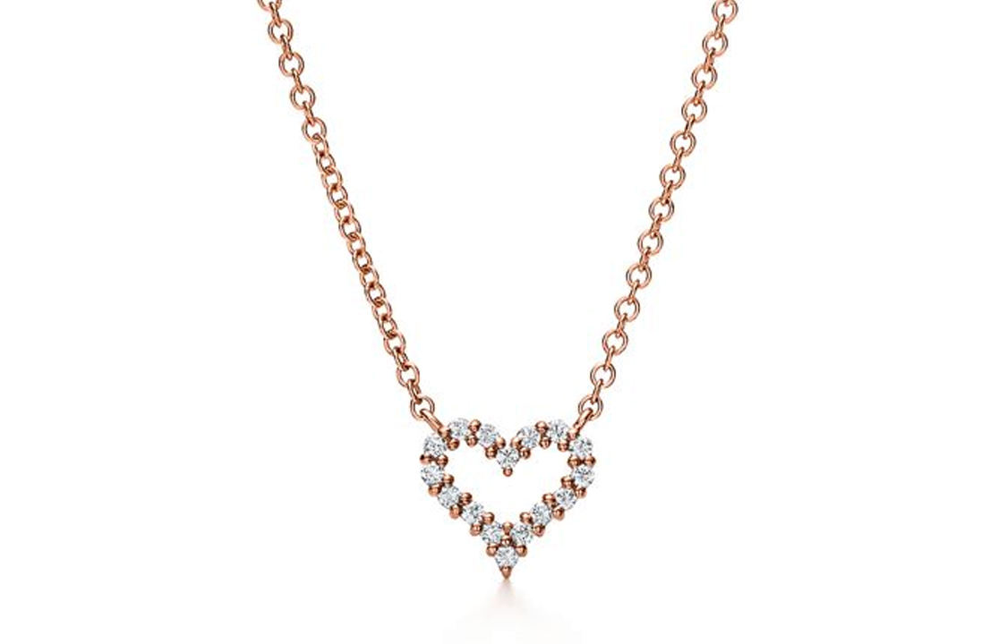 (Women) TIFFANY & CO. Heart-Shaped 18K Rose Gold Necklace for Women. 61101195 圖 2