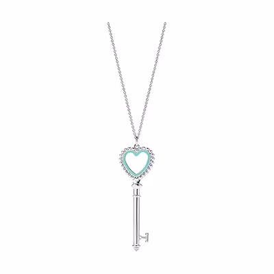 (Women) TIFFANY & CO. Heart Key 925 Silver Necklace for Women 27340628