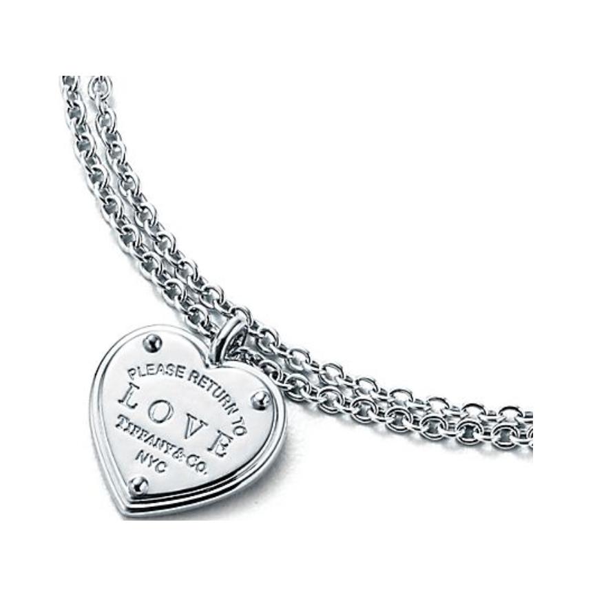 (Women) Tiffany & Co. Heart Key Design Silver Bracelet for Women - Silver. GRP08939 圖 4