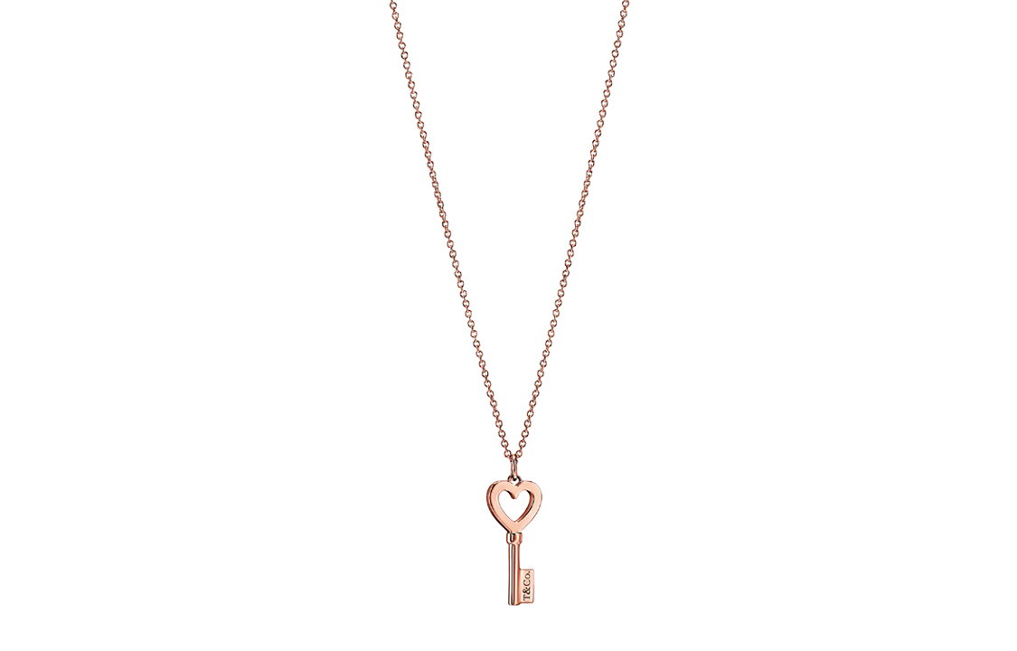 (Women) Tiffany & Co. Heart Key Necklace 18K Rose Gold -  Jewelry Collection. 68147085