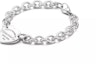 Lookbook (W) Tiffany & Co. 心形標誌925純銀女士手鍊 - 銀色 60118040