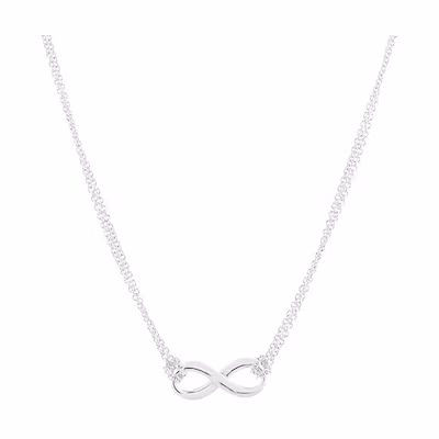 (Women) TIFFANY & CO. Infinity Bow Pendant Necklace 925 Silver for Women - Silver. 26758432