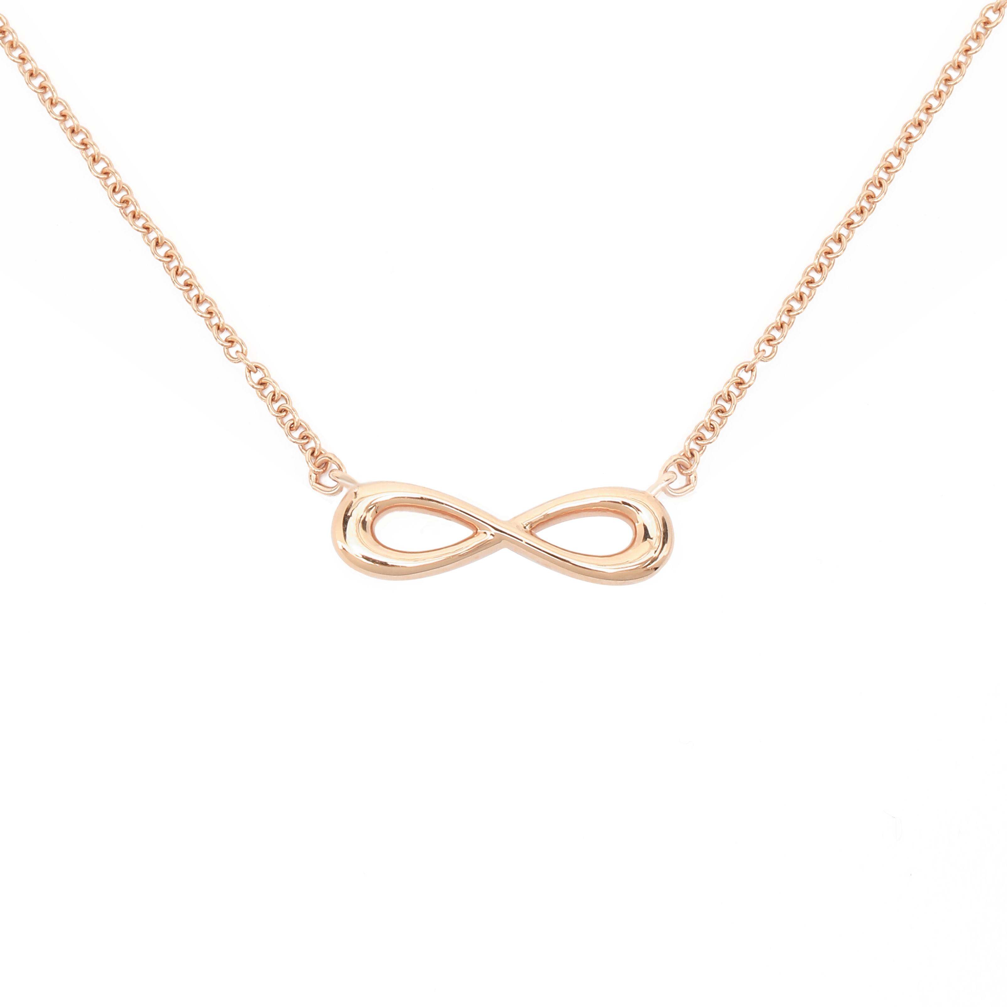 (Women) TIFFANY & CO. Infinity Mini Pendant 18K Rose Gold Necklace for Women. 37955426