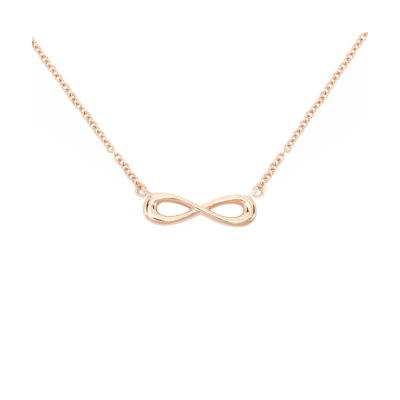 (Women) TIFFANY & CO. Infinity Mini Pendant 18K Rose Gold Necklace for Women. 37955426