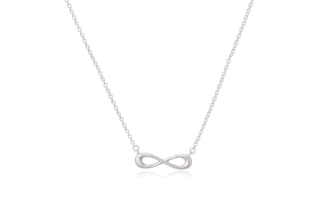 (Women) Tiffany & Co. Infinity Symbol 925 Silver Necklace for Women - Silver. 37725951 圖 2