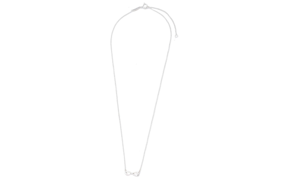 (Women) Tiffany & Co. Infinity Symbol 925 Silver Necklace for Women - Silver. 37725951 圖 4