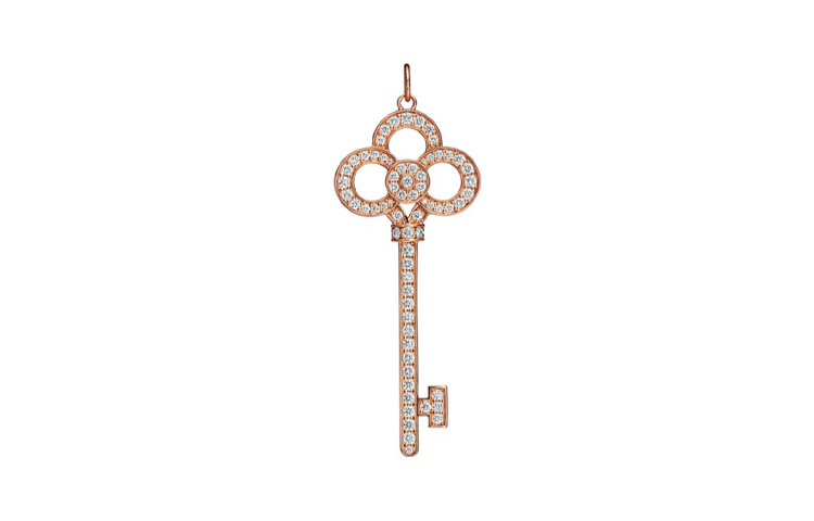 (Women) TIFFANY & CO. Key Pendant 18K Rose Gold Necklace for Women. 152-71-68267838