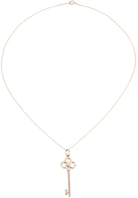 (W) Kalung Liontin Tiffany & Co. Keys Emas 18K Mawar dengan Berlian Wanita 3.8cm GRP11354 Lookbook (W) Kalung Liontin Tiffany & Co. Keys Emas 18K Mawar dengan Berlian Wanita 3.8cm GRP11354