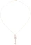 Lookbook (W) Kalung Liontin Tiffany & Co. Keys Emas 18K Mawar dengan Berlian Wanita 3.8cm GRP11354