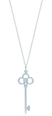 (W) TIFFANY & CO. 皇冠鑰匙吊墜項鍊 18K白金 女款 GRP09001 Order (W) TIFFANY & CO. 皇冠鑰匙吊墜項鍊 18K白金 女款 GRP09001