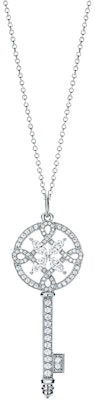 (W) TIFFANY & CO. 女士鉑金鑲鑽鑰匙項鍊 GPR09587 Order (W) TIFFANY & CO. 女士鉑金鑲鑽鑰匙項鍊 GPR09587