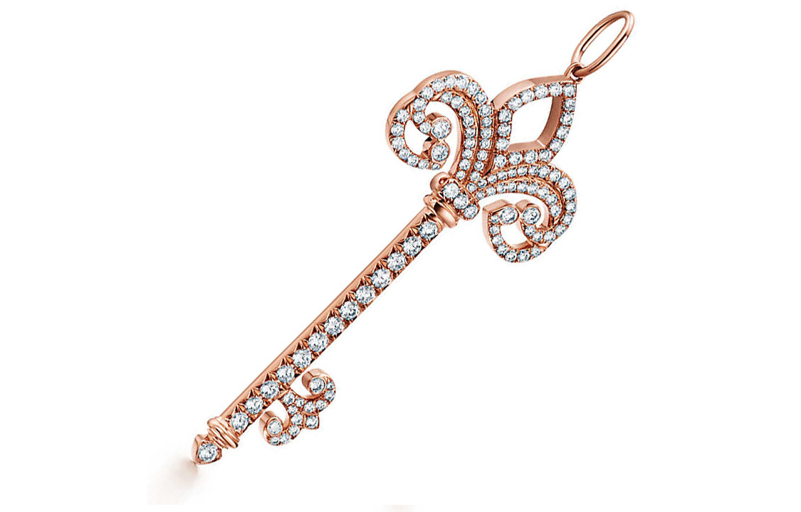 (Women) TIFFANY & CO. Keys Iris Key Necklace/Pendant 18K Rose Gold for Women. 60660069 圖 4