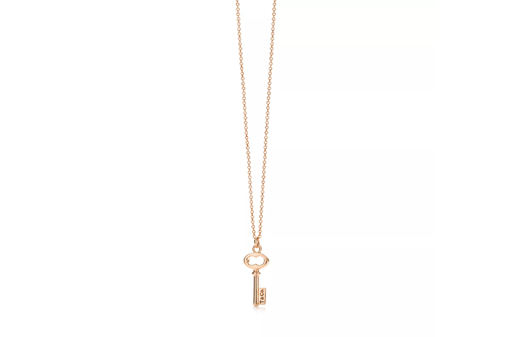 (Women) TIFFANY & CO. Keys Oval Key Necklace 18K Rose Gold for Women. 60011534 圖 2