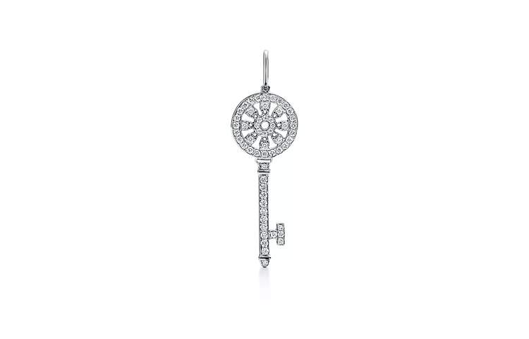 (Women) Tiffany & Co. Keys Petal Pendant Platinum Necklace for Women. 60660166 60011834 圖 2